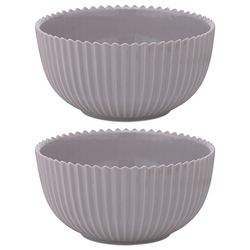 Набор салатников 2шт 650мл Tkano Edge темно-серый