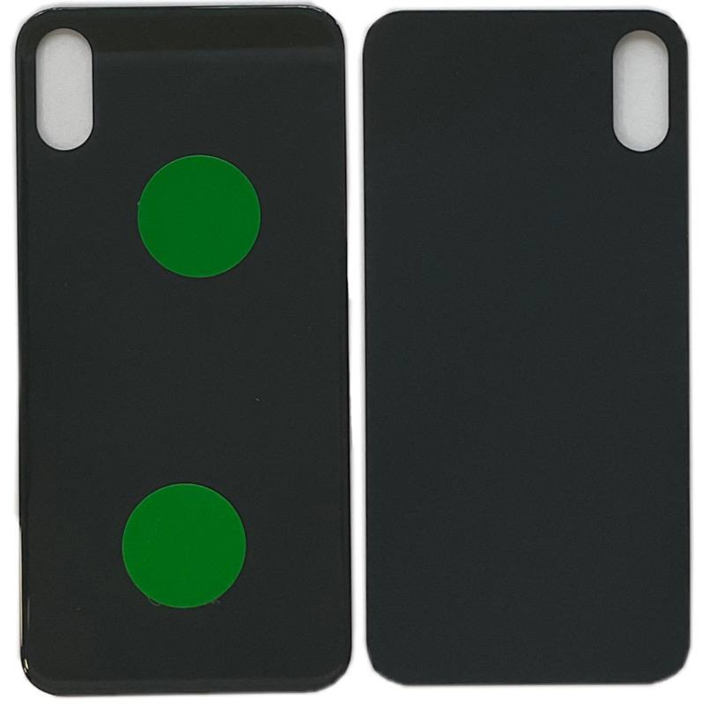 Задняя крышка для Apple iPhone Xs Серый (широкий вырез под камеру) - Премиум