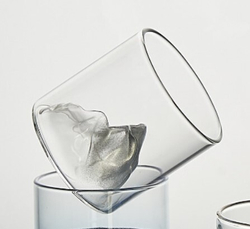 289025 Стакан "Горы" с фигурным дном, 180 мл, h=7, d=7, стекло