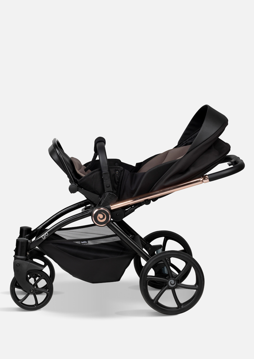 Tutis Коляска 2 в 1 MIO 3+ Essential Rose Gold