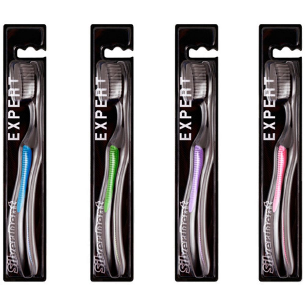 Зубная щетка МОДУМ SILVER DENT Expert средней жесткости 332 C