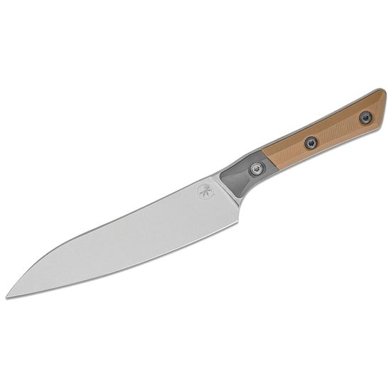Нож кухонный Microtech Utility Knife 3400B-10CE с клинком из стали M390MK, рукоять G-10/титан