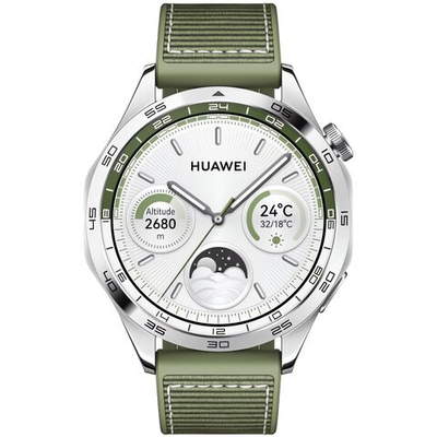 Умные часы Huawei Watch GT 4 46mm PNX-B19 Green Woven Strap (55020BGY)
