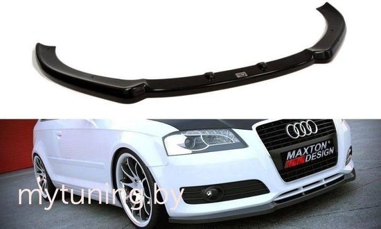 Накладка на бампер передний V.1 для AUDI A3 8P (08-13)