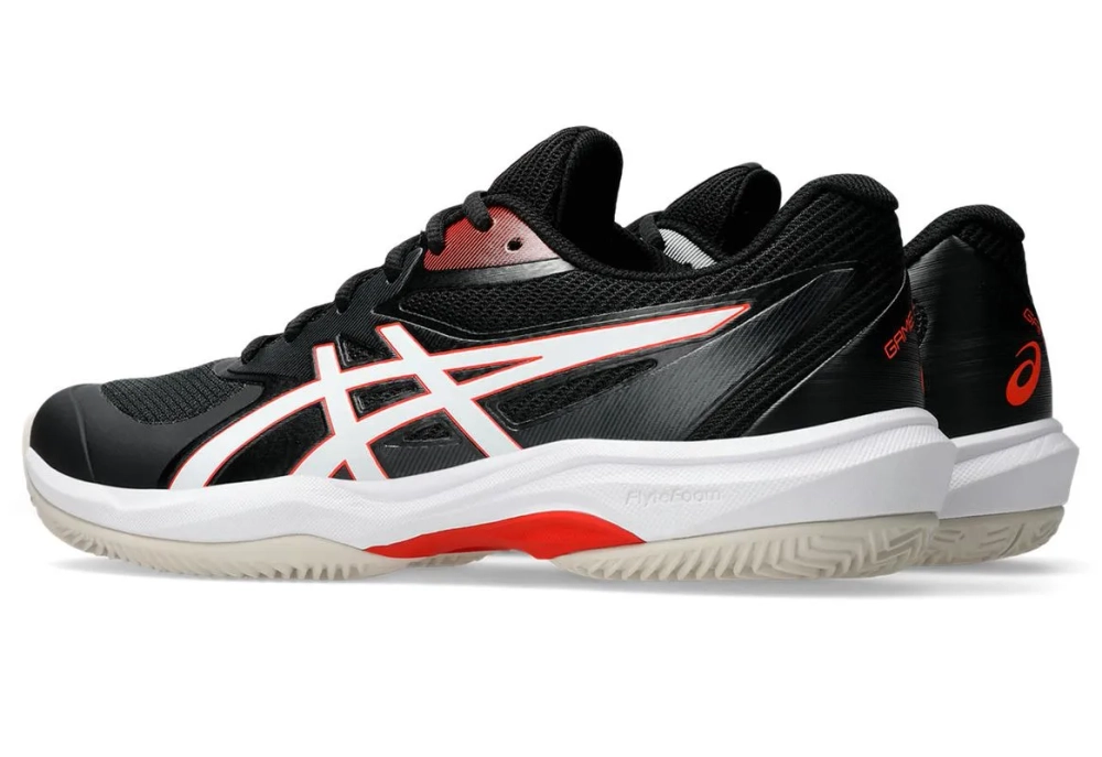 Мужские кроссовки теннисные Asics Game FF Clay/OC - black/cherry tomato