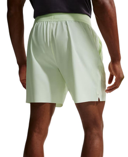 Мужские теннисные шорты Nike Court Advantage Dri-Fit 6in Tennis - volt tint/black