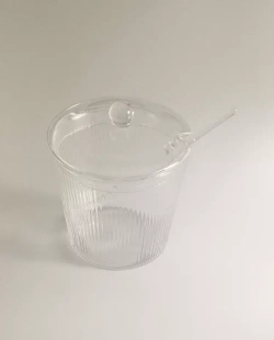 ZARA HOME САХАРНИЦА ИЗ ТЕРМОСТОЙКОГО СТЕКЛА, ПРОЗРАЧНЫЙ