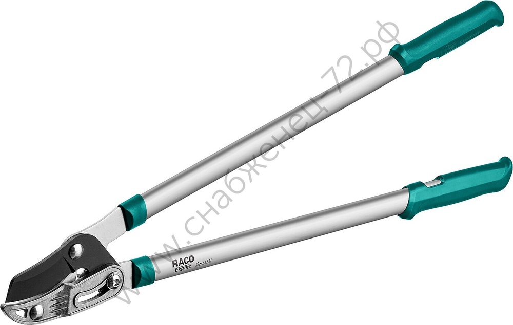 RACO MaxForce, 750 мм, с изогнутым лезвием, двурычажный, усиленный, с алюминиевыми рукоятками, большой контактный сучкорез (4214-53/1875)