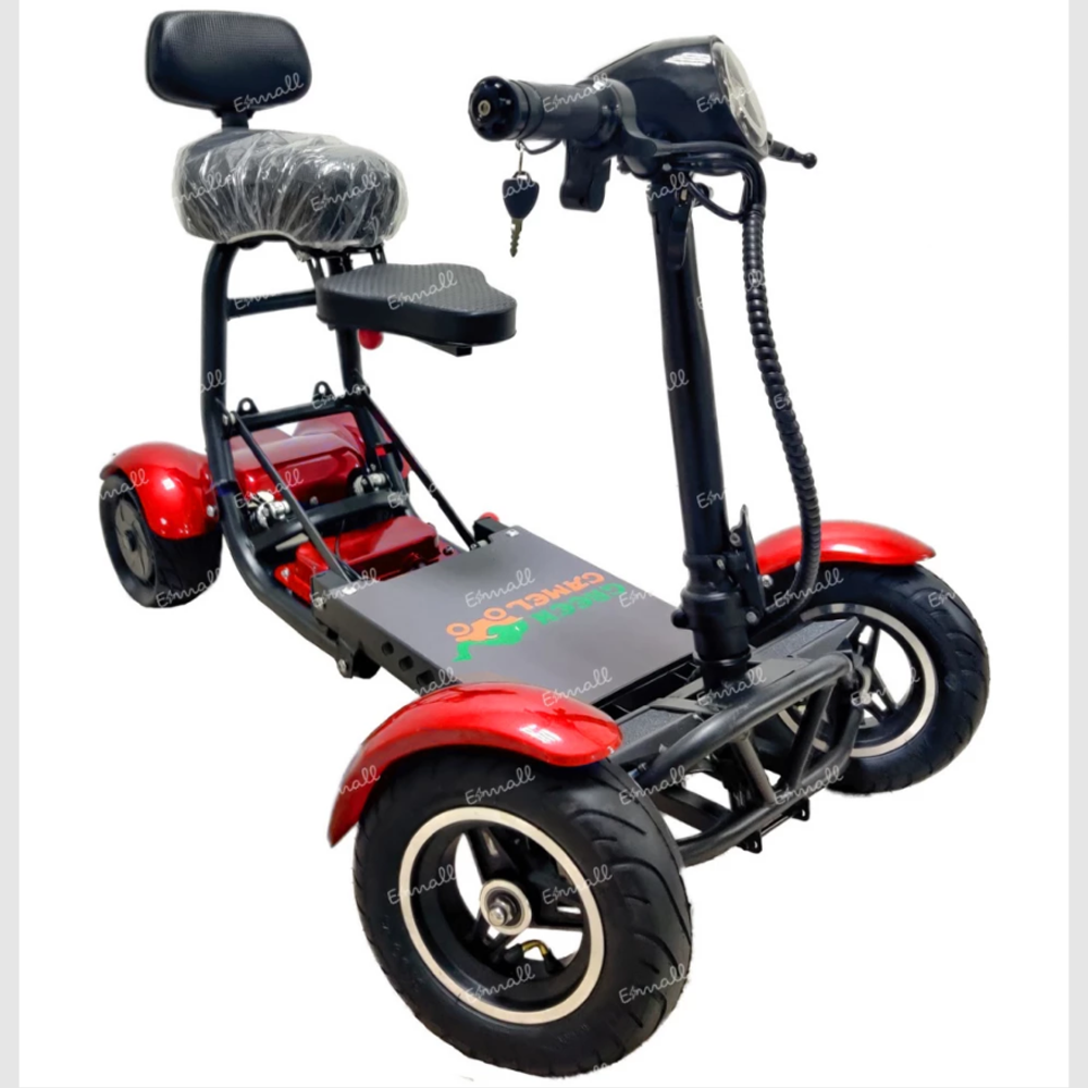 Электро трицикл GreenCamel Кольт 815 (36V 15,6Ah 2x400W) FAT красный