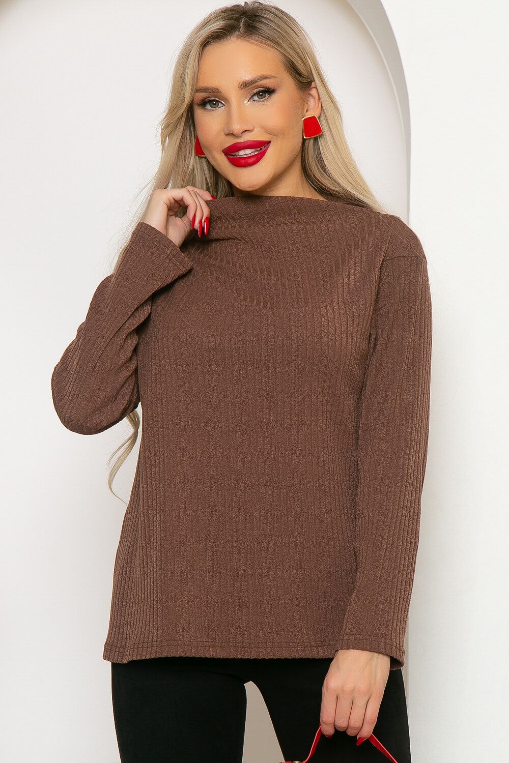 Джемпер "Аланис" (шоколад) Б4114 LT Collection
