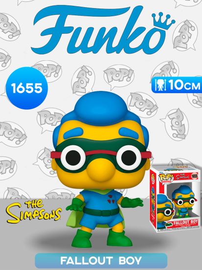 Фигурка Funko POP! TV Simpsons S10 Fallout Boy (1655) 80074 / Фигурка Фанко ПОП! по мотивам мультсериала "Симпосны", Fallout Boy