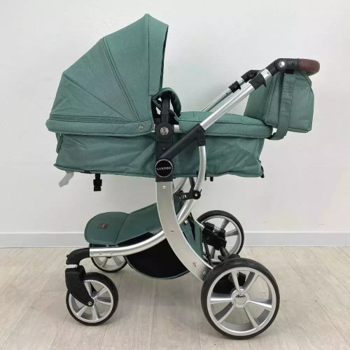 Детская коляска Luxmom 608 3в1 (изумруд)