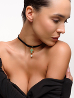 Колье "Matilda green" Gold