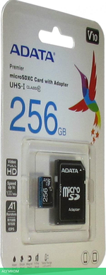Карта памяти A-Data Premier 256GB (AUSDX256GUICL10A1-RA1)