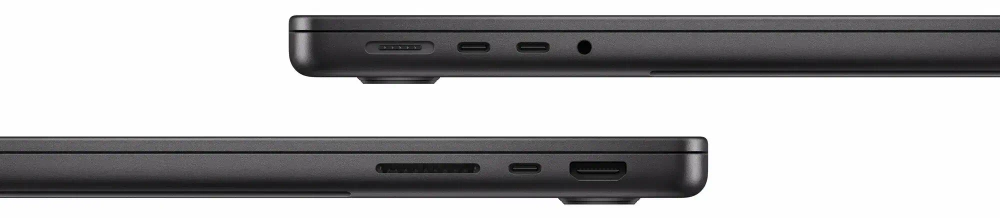 Ноутбук Apple MacBook Pro 14 2023, Apple M3 Pro, 18 ГБ/1 ТБ, MRX43, Space Black