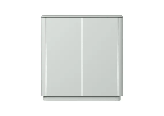 Шкаф Tammi 2 двери низкий (светло-серый)