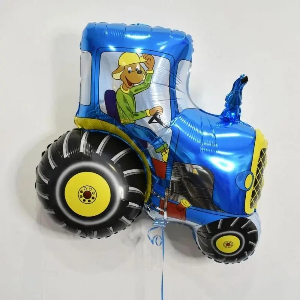 Фольга Трактор синий (29"/73см). Е17
