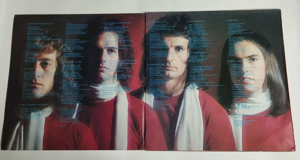 Винтажная виниловая пластинка LP Slade Old New Borrowed And Blue (UK 1974)