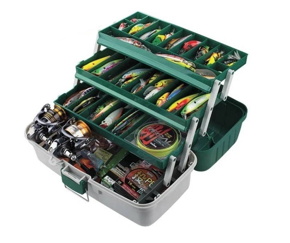 Ящик рыболовный 3-х ярусный 440x220x200mm. Товар уцененный