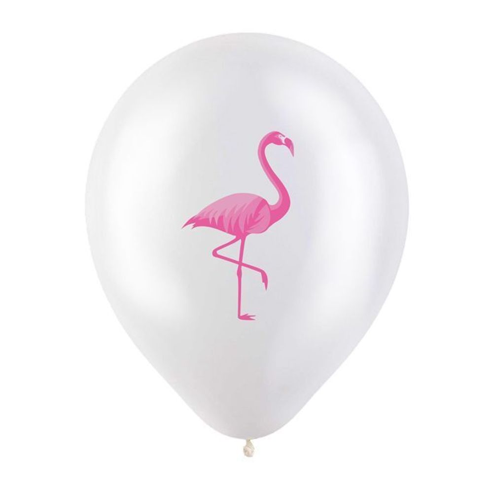 Шар (12"/30 см) Фламинго, Ассорти Пастель-Кристал, 2 ст. 25 шт.