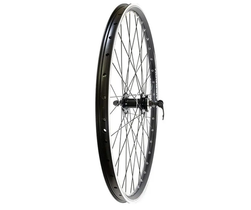 Колесо заднее 27.5" D HOGGER кассета 8-10 ск. пром.подш. эксцентрик / обод двойной алюм. черн. SSE A/V 19.6х29.7 / втулка алюм. черн.