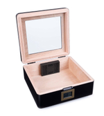 Хьюмидор Lubinski на 30 сигар со стеклом, Черный лак, Q244