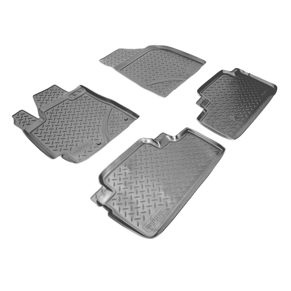 Ковры в салон Norplast/Unidec для Toyota Highlander (2010-)Полиуретан,Черный, арт.NPL-Po-88-17