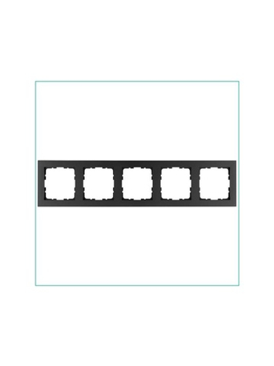 Рамка 5-м G-Classic антрацит Jasmart G1005B
