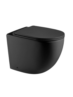 Унитаз напольный черный матовый WeltWasser WW MERZBACH 002 MT-BL  10000006179 белый матовый