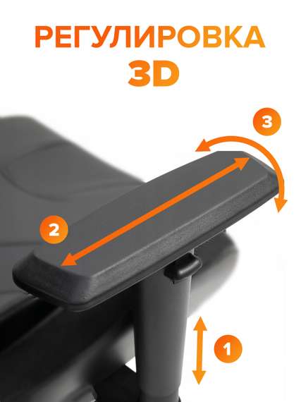 Геймерское кресло Everprof Serval S Ткань Черно-серый