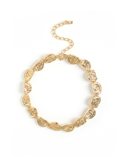 Чокер "Lots of shells" Gold