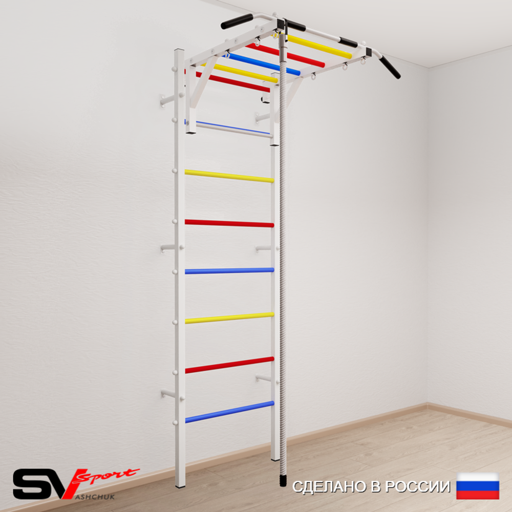 Шведская стенка Sv Sport 529 (Турник рукоход/Канат)