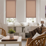 Рулонная штора Роял, 170х120 см, шир.крепл. 124 см, какао, СРШ-03-2880