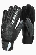 Вратарские перчатки Reusch Attrakt Starter Solid Finger Support Junior - черный
