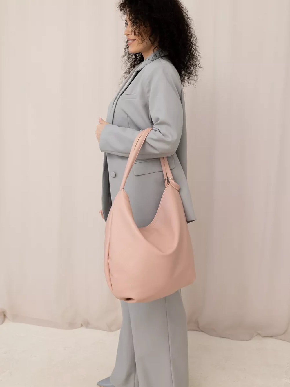 Сумка через плечо большая шоппер мешок