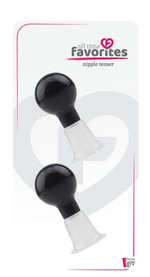 Вакуумные помпы для сосков NIPPLE TEASER (Цвет: черный)