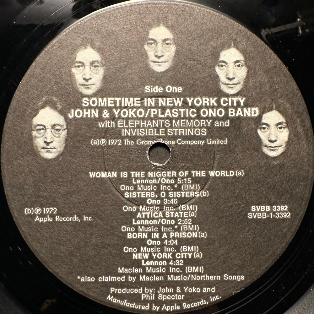 John & Yoko / Plastic Ono Band - Some Time In New York City 2LP (США 1972г.)