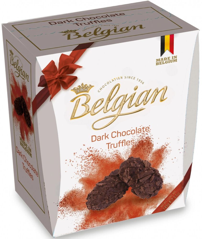 Шоколад Бельгиан Трюфели из темного шоколада в хлопьях / The Belgian Dark Chocolate Truffles 145г