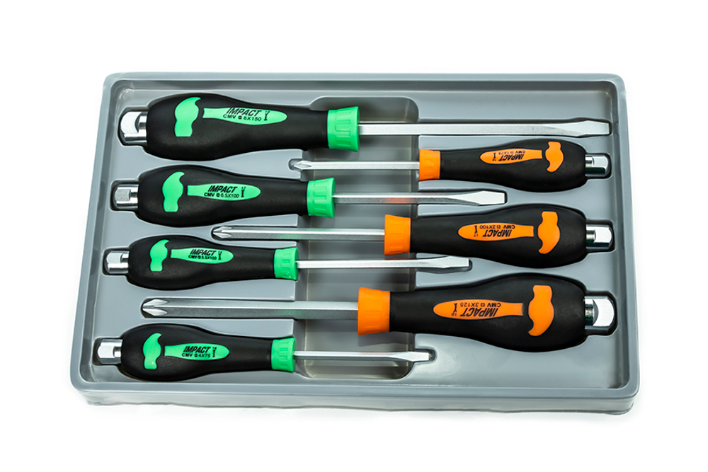 Набор силовых ударных отверток 7 предметов SD9917