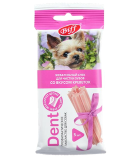 Бифф Дент Для собак мелких пород со вкусом креветок 35гр.