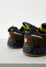 Кроссовки муж. Aeronautica 293 черно-зеленые