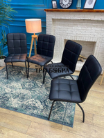 Стул «ЛОРД» черный экокожа