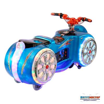 Парковый электромобиль «Ярость» детский, 1 место, на батареях для ТРЦ