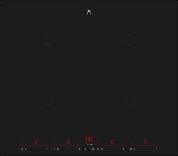 Индукционная варочная панель V-ZUG CookTopInduction V4000 CTI4T64MMSOLD