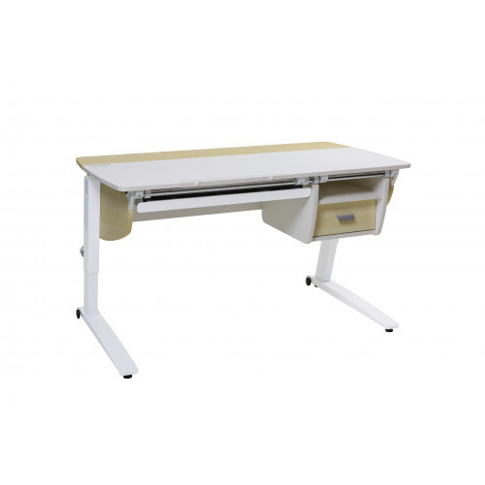 Растущая парта Астек Лидер Прайм с металлическим лотком и тумбой (1200×700 мм)