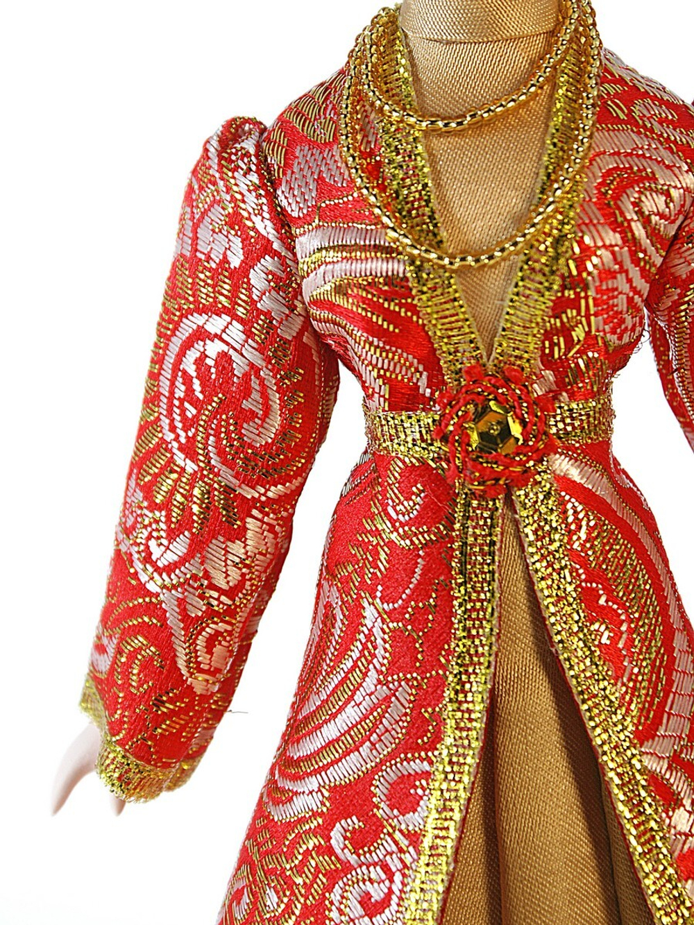 Кукла коллекционная в национальном праздничном костюме Татарка, Казань, 26 см, Потешный промысел