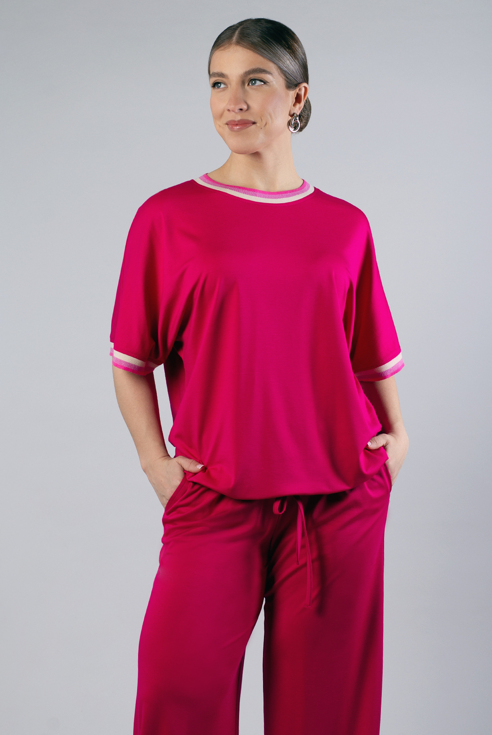 Брюки женские 4323ВПА, фуксия #29Ф024323ВПА