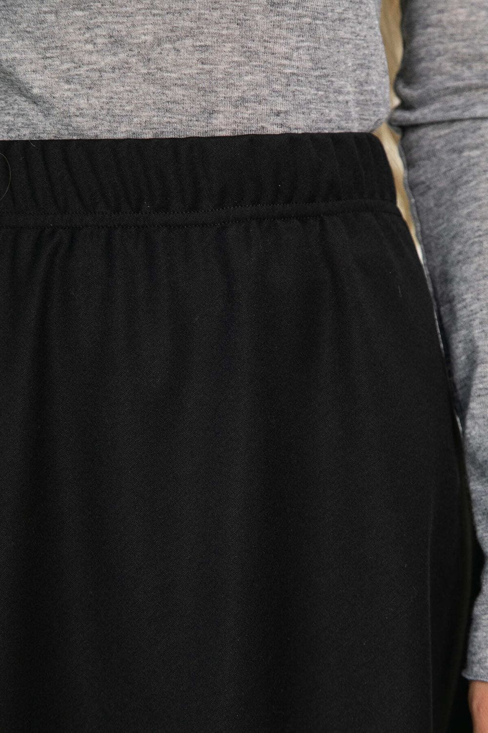 Юбка с кружевом Элегия (черная) Ю14913-10М LT Collection