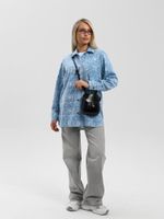 Рубашка Вселенная Виотекс ГОЛУБОЙ (Акция)