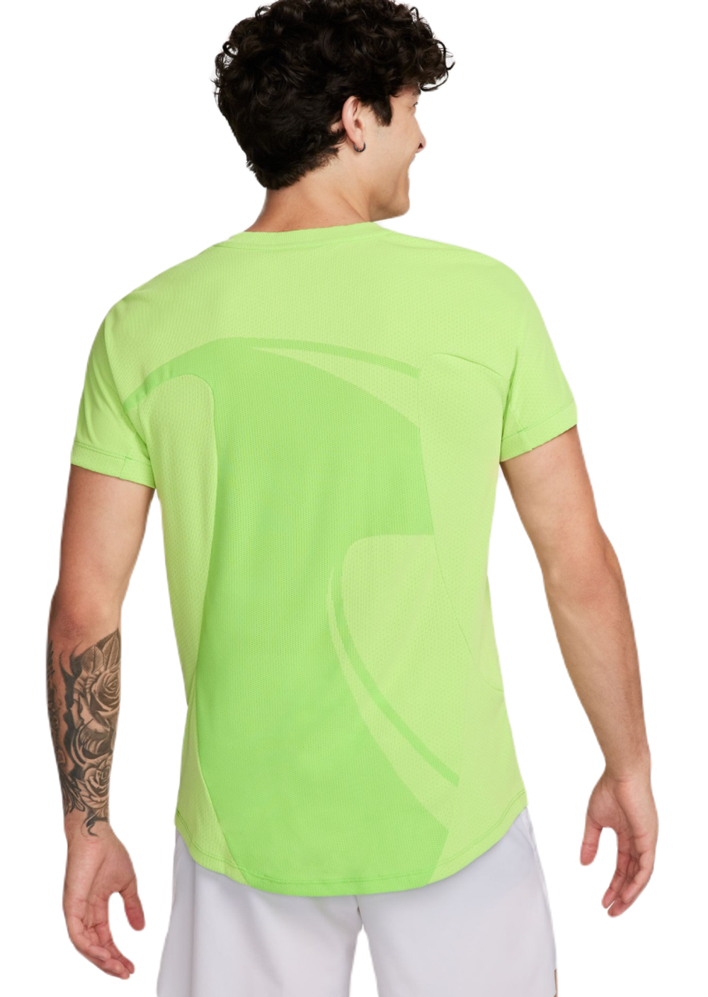 Теннисная футболка Nike Dri-Fit Rafa Tennis Top - action green/white